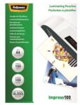 Fellowes Folie de laminare, 100 microni, A4, lucioasă 100 buc, FELLOWES, 100 buc