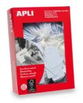 Apli Etichetă de identificare neagră 28x43mm APLI 500 buc