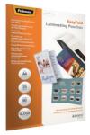 Fellowes Folie de laminare, la cald, 80 microni, A4, lucioasă, 25 buc, FELLOWES "Admire Easyfold", 25 buc