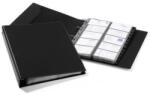 Durable Suport pentru cărți de vizită, 40 de piese, cu inele, DURABLE "VISIFIX® Economy", negru
