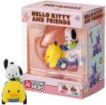 YuMe Figurina cu vehicul, Yume, Hello Kitty and Friends, Zoom Hero S1, Pocaccho Figurina
