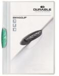 DURABLE Clasă rapidă, cu clemă, A4, DURABLE „Swingclip® 30, verde închis