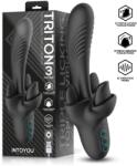 INTOYOU Triton Triple Licking Tongue Vibrator Black Vibrator
