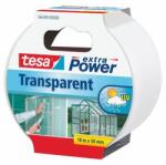 tesa Bandă adezivă, reparații, 50 mm x 10 m, TESA, "Extra Power Transparent", transparentă, 10m