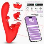INTOYOU App Series Franky Biting and Rotating Ball Vibrator with App Red Vibrator