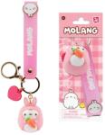 YuMe Breloc cu pandantiv si curea, Yume, Molang, Animal Costum Series Figurina
