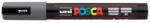 uni Marker decorativ, 1, 8-2, 5 mm, UNI "Posca PC-5M", gri închis (82)