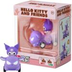 YuMe Figurina cu vehicul, Yume, Hello Kitty and Friends, Zoom Hero S1, Kuromi Figurina