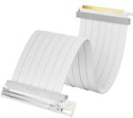 TRYX Cablu adaptor - extensie TRYX STRING PCI-e 5.0 x16 Riser, 300mm, ultra flexibil, High Speed, EMI Shielding, White, A-S300C-PCI5-G0W