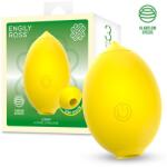Engily Ross Lemon Clitoral Stimulator with Suction Yellow Vibrator
