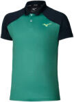 Mizuno Stargazer Shadow Short Sleeve Polo Foliage Green Férfipóló M