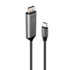 Lindy Cablu USB type C la Displayport Bidirectional 8K60Hz/4K144Hz 2m, Lindy L43504 (L43504)