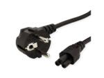 Valueline Cablu alimentare notebook Schuko la IEC C5 3m Negru, Value 19.99. 1029 (19.99.1029-20)
