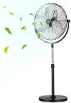 VEVOR Ipari állóventilátor 560 mm lapátátmérővel - 3 fokozatú, 4200 CFM teljesítményű ventilátor, 360°-ban állítható fejjel és 115-147 cm-ig állítható magassággal