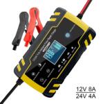  Autó akkumulátor töltő 12V/24V 8A 6Ah-150Ah (ZYX-J30)