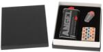 Zippo ajándék szett - Retro mintás dizájnú benzines öngyújtó, 125 ml benzin és tűzkő készlet díszdobozban (Z-190227)