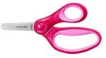 Fiskars Olló, iskolai, 13 cm, FISKARS "Glitter Kids", rózsaszín