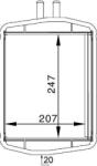 MAHLE Schimbător de căldură, încălzire habitaclu MAHLE AH 152 000S (AH 152 000S) - centralcar