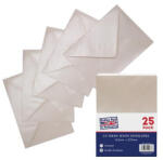 PUKKA PAD Boríték, C5, enyvezett, PUKKA PAD "Fresh White", elefántcsont fehér (PUP9068) - tintasziget