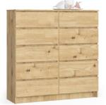 Comodă K120 10sz Clp Pk Stejar Artisan Comoda