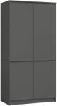  Dulap S90 4d Clp Grafit Gri Comoda
