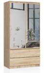  Dulap S90 2d 2sz 2 Oglinzi Clp Pk Sonoma Comoda