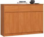  Comodă K140 3d 3sz Clp Pk Alun Comoda