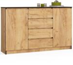  Comodă K160 2u 4s Clp Pk Stejar Craft Comoda