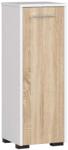  Dulap Standing Baie Fin S30 1d Alb / Sonoma Comoda