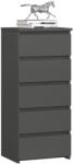  Comodă Cl5 Pk Grafit Gri Comoda