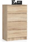  COMODĂ K 60 cm 4 SERTARE PK STEJAR SONOMA Comoda