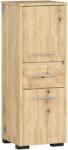  DULAP DE BAIE FIN CU STÂLP 30 2U 1S 85cm PK STEJAR ARTISAN Comoda