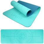 LIFEFIT Edzőszőnyeg Relax Duo Jógaszőnyeg, 183x58x0.6, türkiz (F-MAT-E22-04)