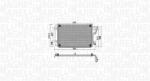 Magneti Marelli Condensator, climatizare MAGNETI MARELLI 350203951000 (350203951000) - centralcar