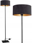 ADEX Klasszikus Állólámpa Nappaliba Led E27 Lámpabúra Velúr 30CM (LAMPA STOJĄCA PODŁOGOWA ABAŻUR WELUR 30CM)