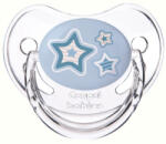 Canpol Babies Suzeta Orthodontica de Silicon 6-18 Luni 1 Bc -Newborn Baby Blue Stars 22/566-Blu (5901691813861)