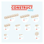 Walachia Set gama Construct Easy format din 46 piese, cu piese tip Lego, Walachia (WLCT93)