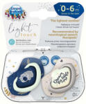 Canpol Suzeta Simetrica din Silicon +18 Luni, 2 Buc, fosforescenta Sleepy Koala, 22/660_Pin, Canpol babies (5901691856097)