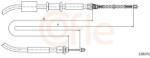 COFLE Cablu, frana de parcare COFLE 1281P2 (1281P2) - centralcar
