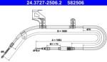 ATE Cablu, frana de parcare ATE 24.3727-2506.2 (24.3727-2506.2) - centralcar