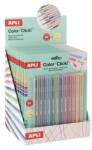 APLI Utántöltő színes töltőceruza készlethez, APLI "Color Click", 24 db, 12 szín (LCA20547D) - officesprint
