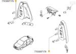 Renault Bec, semnalizator ORIGINAL RENAULT 770 309 71 79 (770 309 71 79)