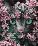 NORIMPEX - Puzzle Tablou Diamant: Pisoi în flori 30x40cm - 1 - 39 piese