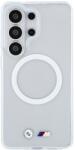 BMW Husa BMW IML Shockproof Metal Logo cu MagSafe compatibila cu Samsung Galaxy S26 Ultra, Transparent (3666339614270)