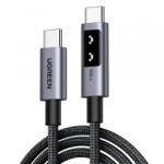 UGREEN Cablu Date si Incarcare USB-C - USB-C UGREEN L509, 100W, 2m, Gri (L509-35512) - typec