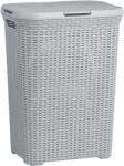 Curver Cos de rufe Curver Natural Style 60L gri cu capac, 44, 8x34, 1x61, 5 cm (2211372)
