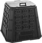 Prosperplast Compostor de gradina Evoblack 420 litri, negru, cu aerisire eficienta (255191) Compostator