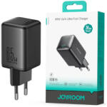 JOYROOM Incarcator Retea Joyroom JR-TCG18 GaN 65W (2x USB-C) + Cablu Type-C 1m, Alb (766559-42)