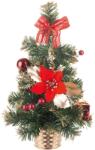 MagicHome Bradut de Craciun decorat rosu MagicHome, 40 cm (8090991)