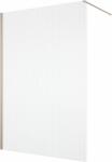 RONAL Paravan dus cu sticla riflata walk-in 120x200 cm, champagne metal, 8 mm, Ronal Lina (D401202285)